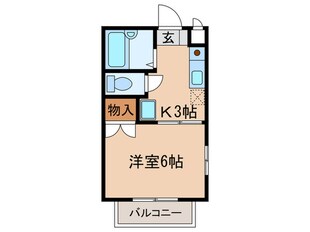 ドミ－ル塩池の物件間取画像